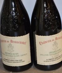 SH Enchères, Sophie Himbaut commissaire-priseur Vente online de vins et alcools provenant d'une cave du Lubéron chateau-de-beaucastel